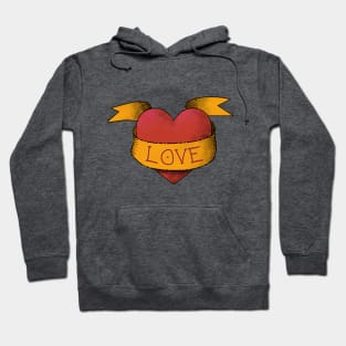 Heart and Banner Hoodie